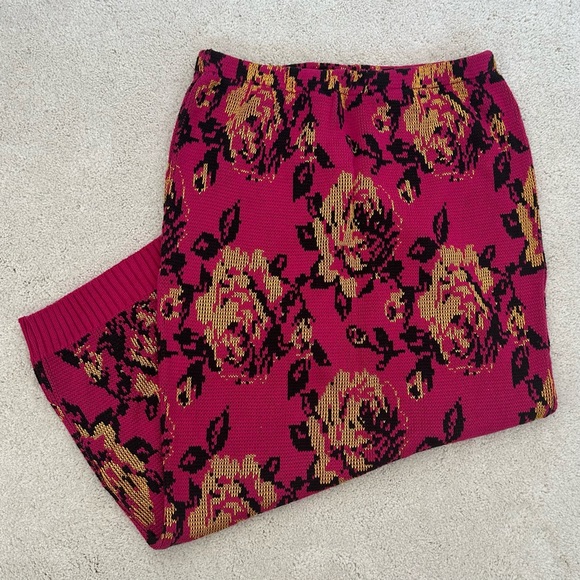 Vintage Knit Midi Skirt - Picture 1 of 4